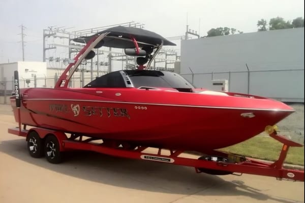 Boat interior protected from UV rays with marine window tint